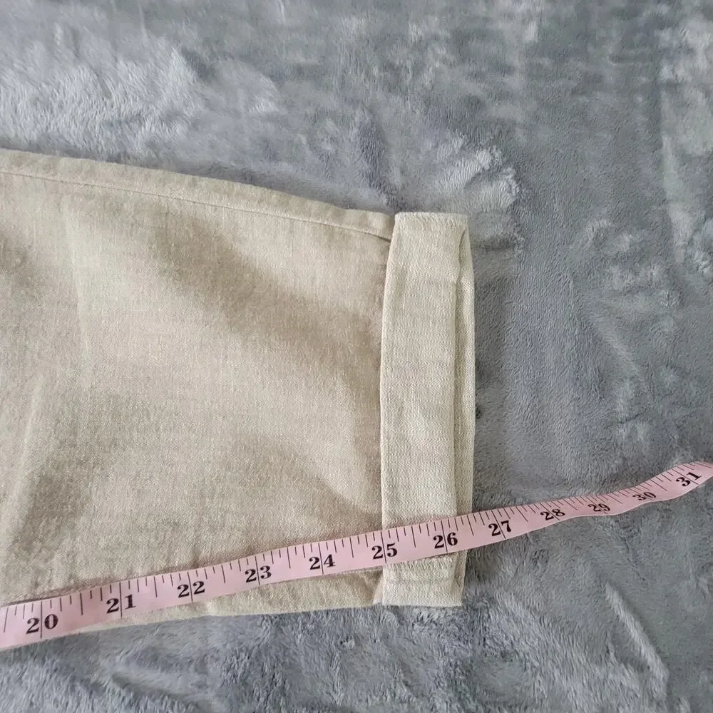 NWT Banana Republic Mens 31x32 (29L) Mason Athletic Tapered Linen Blend Pants
